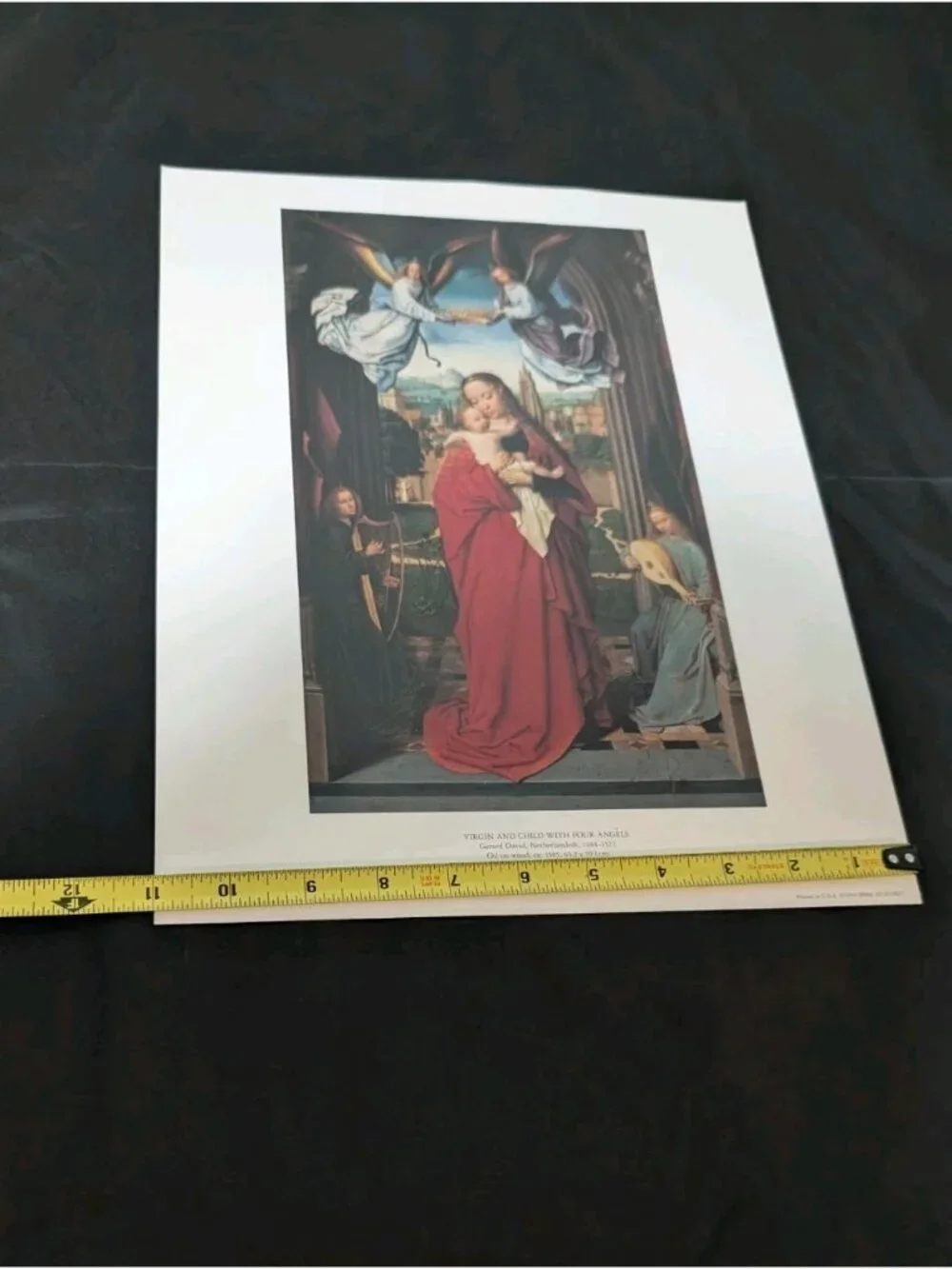 Virgin & Child with four angels Art Print by the Metropolitan museum of art 1994